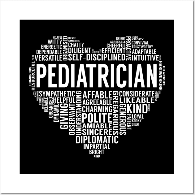 Pediatrician Heart Wall Art by LotusTee